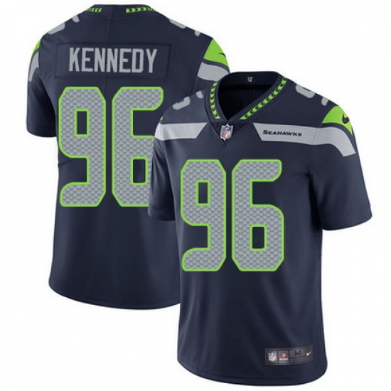Nike Seahawks #96 Cortez Kennedy Steel Blue Team Color Mens Stitched NFL Vapor Untouchable Limited Jersey Nike Seahawks #96 Cortez Kennedy Steel Blue Team Color Mens Stitched NFL Vapor Untouchable Limited Jersey