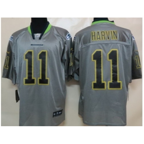 Nike Seattle Seahawks 11 Percy Harvin Grey Elite Lights Out II NFL Jersey Nike Seattle Seahawks 11 Percy Harvin Grey Elite Lights Out II NFL Jersey
