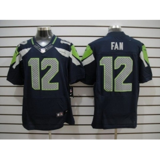 Nike Seattle Seahawks 12 Fan Blue Elite NFL Jersey Nike Seattle Seahawks 12 Fan Blue Elite NFL Jersey