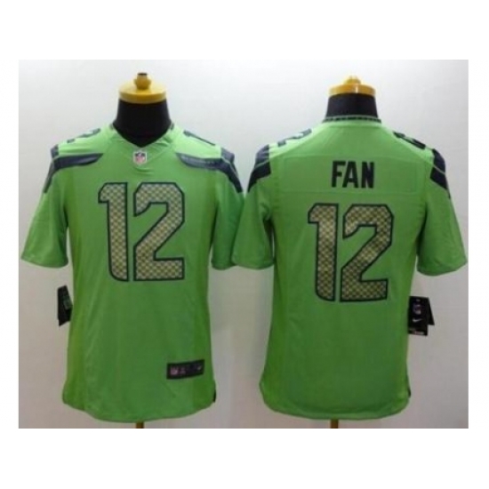 Nike Seattle Seahawks 12 Fan Green Limited NFL Jersey Nike Seattle Seahawks 12 Fan Green Limited NFL Jersey