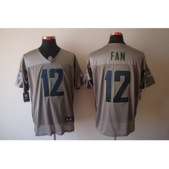 Nike Seattle Seahawks 12 Fan Grey Elite Shadow NFL Jersey Nike Seattle Seahawks 12 Fan Grey Elite Shadow NFL Jersey