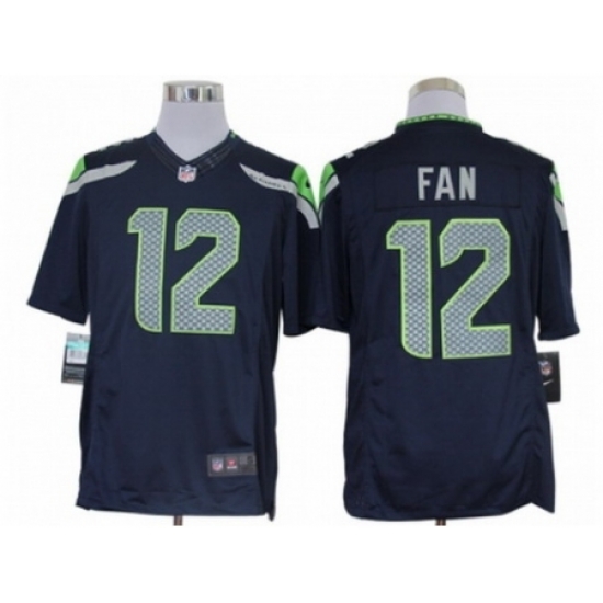 Nike Seattle Seahawks 12 Fan blue Limited NFL Jersey Nike Seattle Seahawks 12 Fan blue Limited NFL Jersey