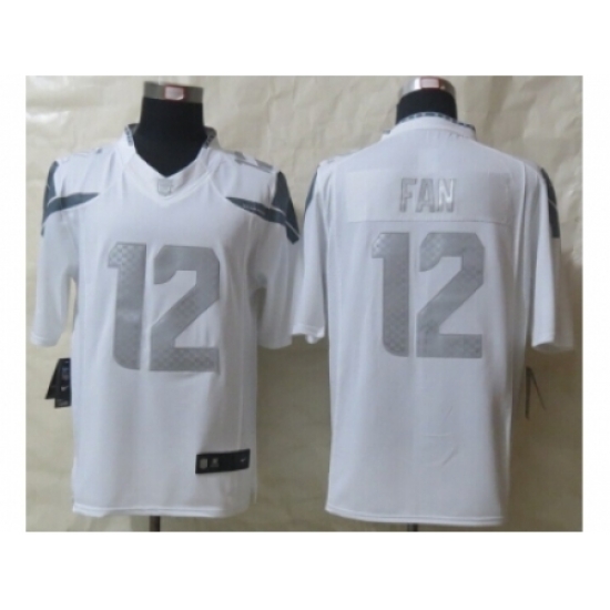Nike Seattle Seahawks 12 Fan hite Game Platinum WNFL Jersey Nike Seattle Seahawks 12 Fan hite Game Platinum WNFL Jersey