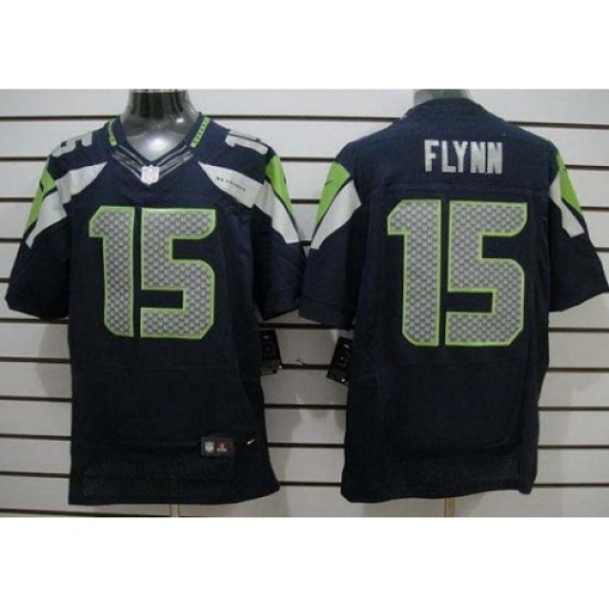 Nike Seattle Seahawks 15 Matt Flynn Blue Elite NFL Jersey Nike Seattle Seahawks 15 Matt Flynn Blue Elite NFL Jersey