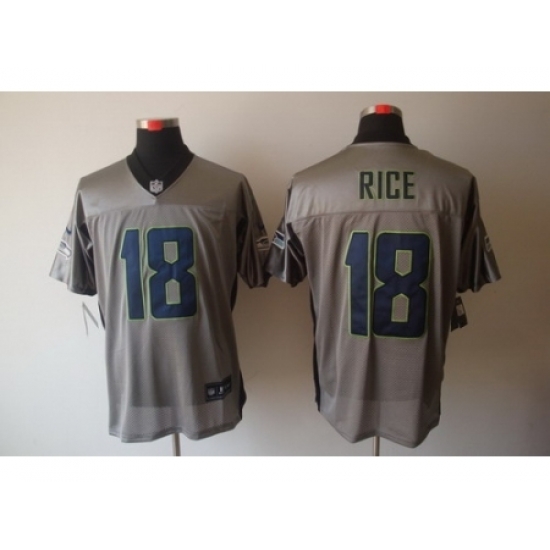 Nike Seattle Seahawks 18 Sidney Rice Grey Elite Shadow NFL Jersey Nike Seattle Seahawks 18 Sidney Rice Grey Elite Shadow NFL Jersey