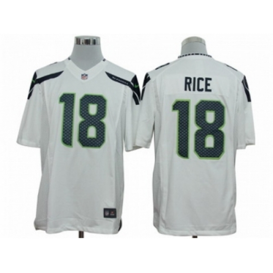 Nike Seattle Seahawks 18 Sidney rice white Limited NFL Jersey Nike Seattle Seahawks 18 Sidney rice white Limited NFL Jersey