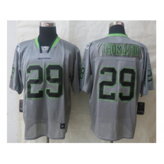 Nike Seattle Seahawks 29 Earl Thomas III Grey Elite Lights OutN FL Jersey Nike Seattle Seahawks 29 Earl Thomas III Grey Elite Lights OutN FL Jersey