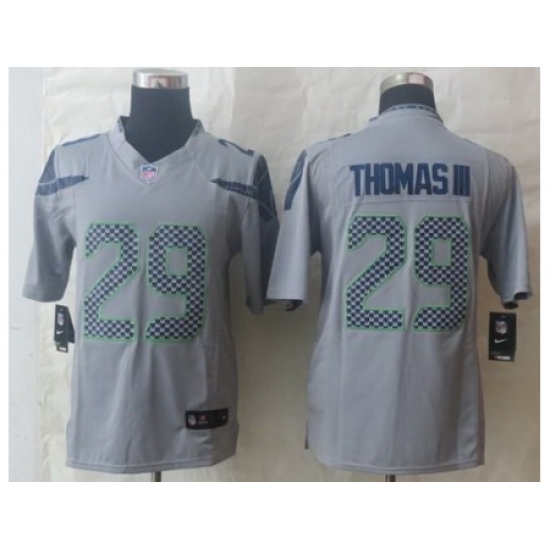 Nike Seattle Seahawks 29 Earl Thomas III Grey LIMITED NFL Jersey Nike Seattle Seahawks 29 Earl Thomas III Grey LIMITED NFL Jersey