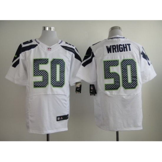Nike Seattle Seahawks 50 K.J. Wright White Elite NFL Jersey Nike Seattle Seahawks 50 K.J. Wright White Elite NFL Jersey