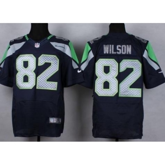 Nike Seattle Seahawks 82 Luke Willson Blue Elite NFL Jersey Nike Seattle Seahawks 82 Luke Willson Blue Elite NFL Jersey