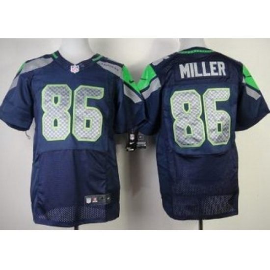 Nike Seattle Seahawks 86 Zach Miller Blue Elite NFL Jersey Nike Seattle Seahawks 86 Zach Miller Blue Elite NFL Jersey
