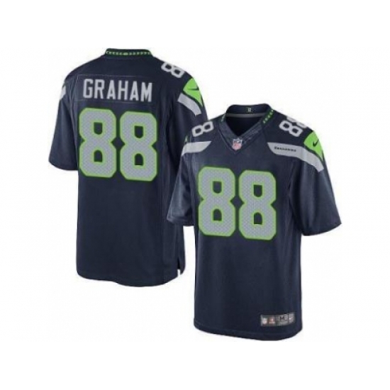 Nike Seattle Seahawks 88 Jimmy Graham Blue Limited NFL Jersey Nike Seattle Seahawks 88 Jimmy Graham Blue Limited NFL Jersey