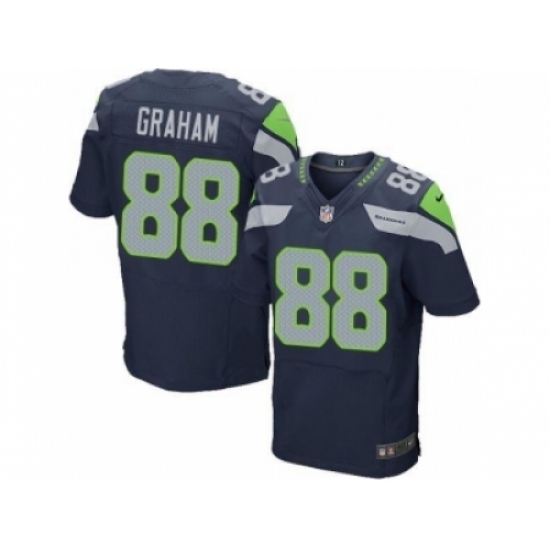 Nike Seattle Seahawks 88 Jimmy Graham blue Elite NFL Jersey Nike Seattle Seahawks 88 Jimmy Graham blue Elite NFL Jersey