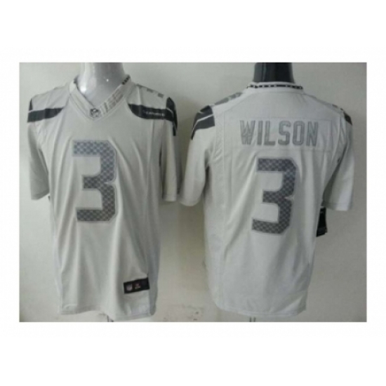 Nike seattle seahawks 3 Russell Wilson White game Platinum NFL Jersey Nike seattle seahawks 3 Russell Wilson White game Platinum NFL Jersey