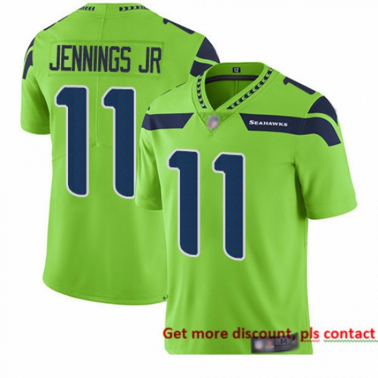 Seahawks 11 Gary Jennings Jr Green Men Stitched Football Limited Rush Jersey Seahawks 11 Gary Jennings Jr Green Men Stitched Football Limited Rush Jersey