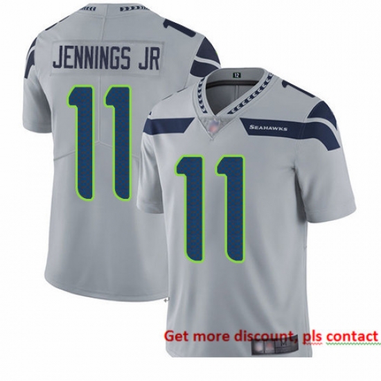 Seahawks 11 Gary Jennings Jr Grey Alternate Men Stitched Football Vapor Untouchable Limited Jersey Seahawks 11 Gary Jennings Jr Grey Alternate Men Stitched Football Vapor Untouchable Limited Jersey