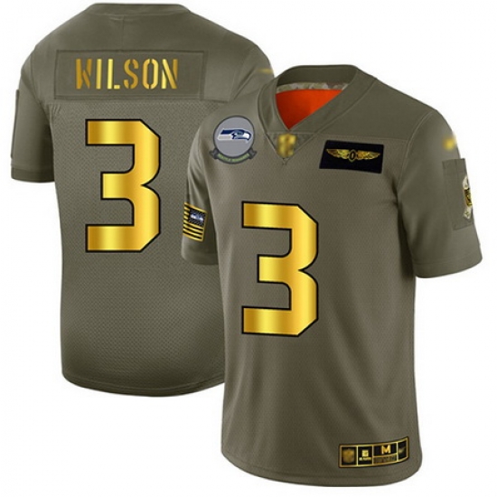 Seahawks 3 Russell Wilson Camo Gold Men Stitched Football Limited 2019 Salute To Service Jersey Seahawks 3 Russell Wilson Camo Gold Men Stitched Football Limited 2019 Salute To Service Jersey