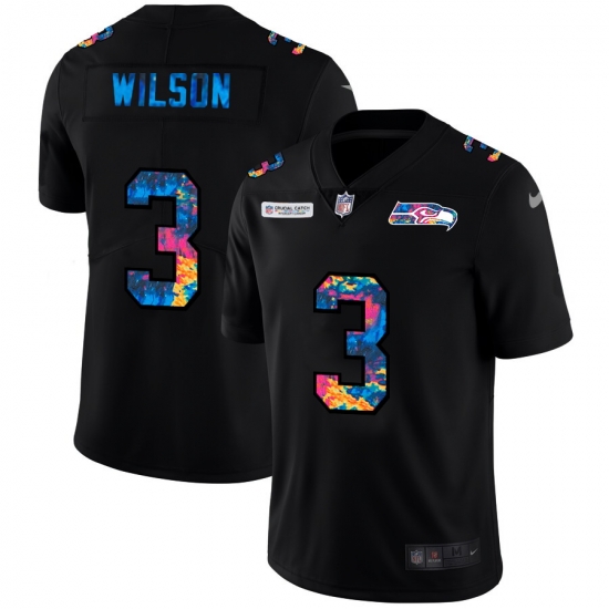 Seattle Seahawks 3 Russell Wilson Men Nike Multi Color Black 2020 NFL Crucial Catch Vapor Untouchable Limited Jersey Seattle Seahawks 3 Russell Wilson Men Nike Multi Color Black 2020 NFL Crucial Catch Vapor Untouchable Limited Jersey