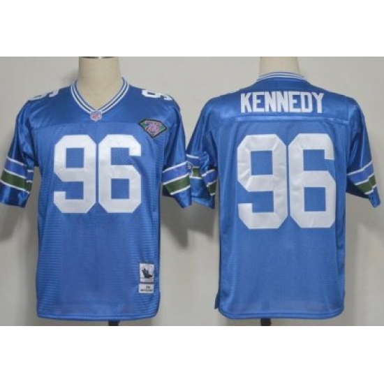 Seattle Seahawks 96 Kennedy Blue Throwback 1994 NFL Jerseys Seattle Seahawks 96 Kennedy Blue Throwback 1994 NFL Jerseys