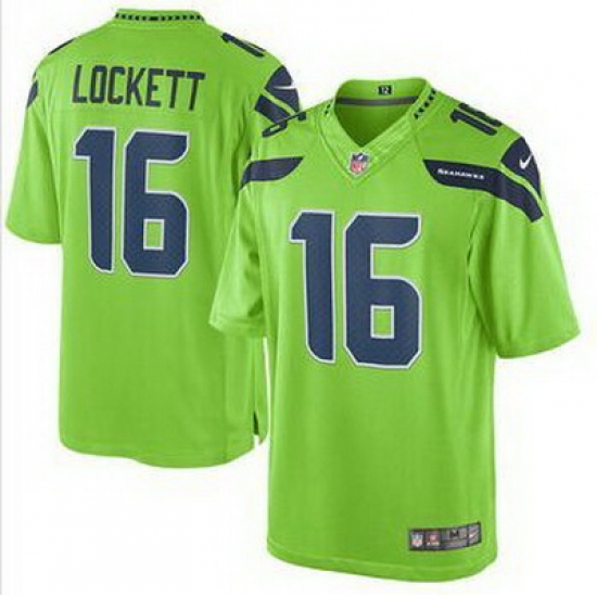 Seattle Seahawks Nike Color Rush Custom Limited Jersey Green Seattle Seahawks Nike Color Rush Custom Limited Jersey Green