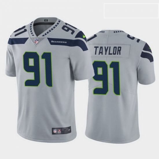 men darrell taylor seattle seahawks gray vapor limited jersey men darrell taylor seattle seahawks gray vapor limited jersey