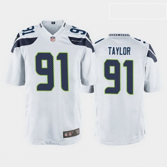 men darrell taylor seattle seahawks white game jersey men darrell taylor seattle seahawks white game jersey