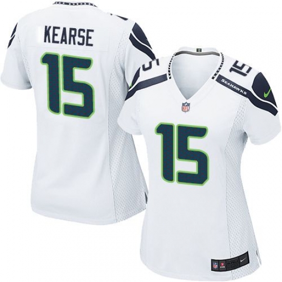 Nike Seahawks #15 Jermaine Kearse White Womens Stitched NFL Elite Jersey Nike Seahawks #15 Jermaine Kearse White Womens Stitched NFL Elite Jersey