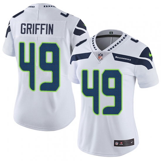 Nike Seahawks #49 Shaquem Griffin White Womens Stitched NFL Vapor Untouchable Limited Jersey Nike Seahawks #49 Shaquem Griffin White Womens Stitched NFL Vapor Untouchable Limited Jersey