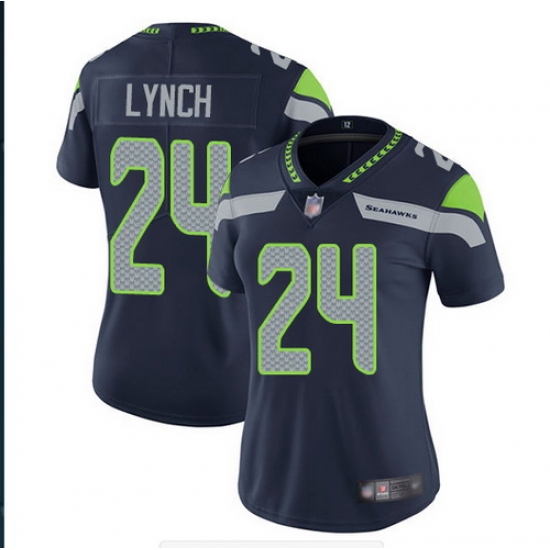 Women Nike Seahawks 24 Marshawn Lynch Navy Vapor Untouchable Limited Jersey Women Nike Seahawks 24 Marshawn Lynch Navy Vapor Untouchable Limited Jersey