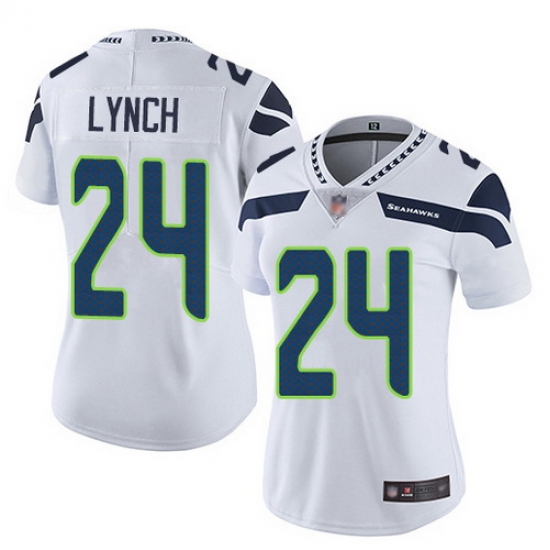 Women Nike Seahawks 24 Marshawn Lynch White Vapor Untouchable Limited Jersey Women Nike Seahawks 24 Marshawn Lynch White Vapor Untouchable Limited Jersey