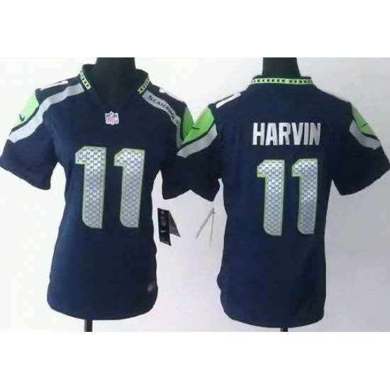 Women Nike Seattle Seahawks 11 Percy Harvin Blue NFL Jerseys Women Nike Seattle Seahawks 11 Percy Harvin Blue NFL Jerseys