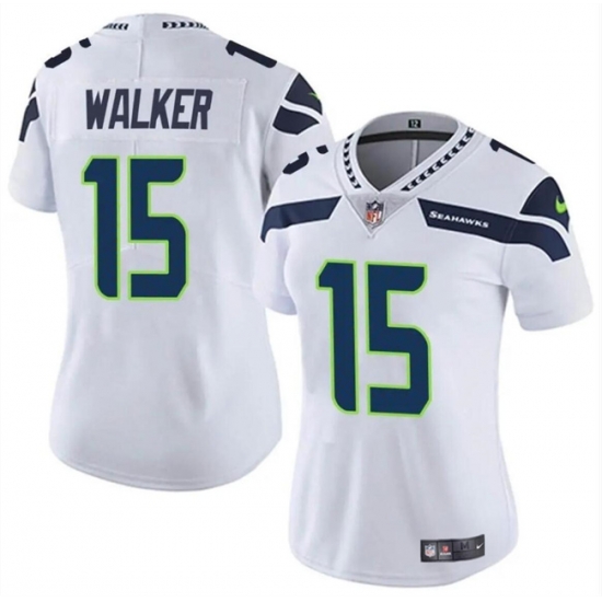 Women Seattle Seahawks 15 P J Walker White Vapor Limited Stitched Football Jersey Women Seattle Seahawks 15 P J Walker White Vapor Limited Stitched Football Jersey