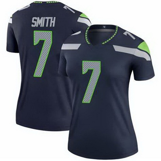 Women Seattle Seahawks Geno Smith #7 Green Vapor Limited NFL Jersey Women Seattle Seahawks Geno Smith #7 Green Vapor Limited NFL Jersey