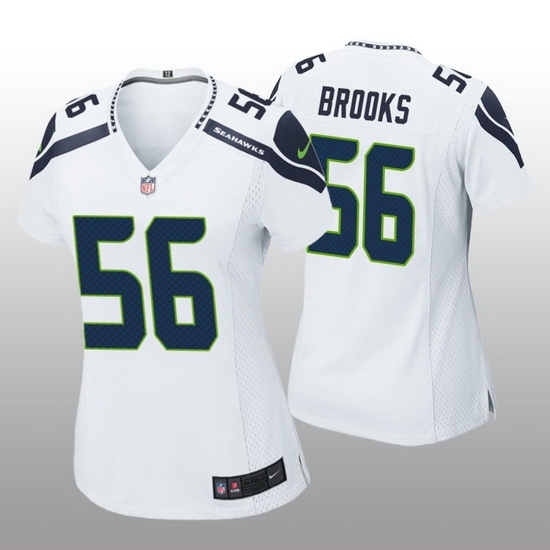 Women Seattle Seahawks Jordyn Brooks #56 White Vapor Limited NFL Jersey Women Seattle Seahawks Jordyn Brooks #56 White Vapor Limited NFL Jersey