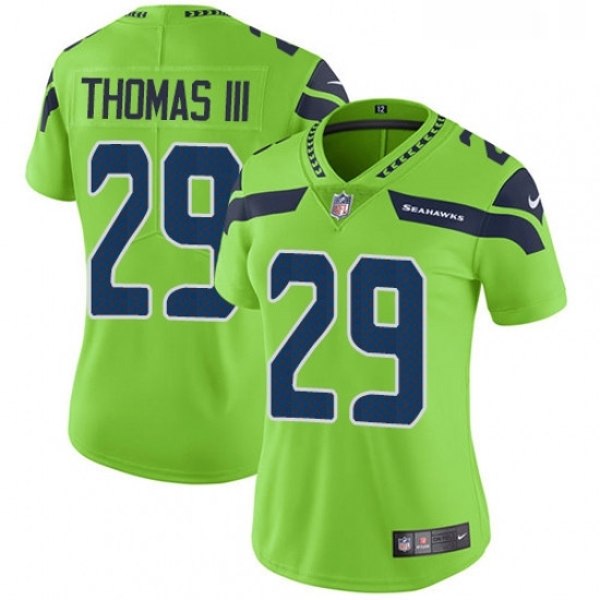 Womens Nike Seattle Seahawks 29 Earl Thomas III Elite Green Rush Vapor Untouchable NFL Jersey Womens Nike Seattle Seahawks 29 Earl Thomas III Elite Green Rush Vapor Untouchable NFL Jersey