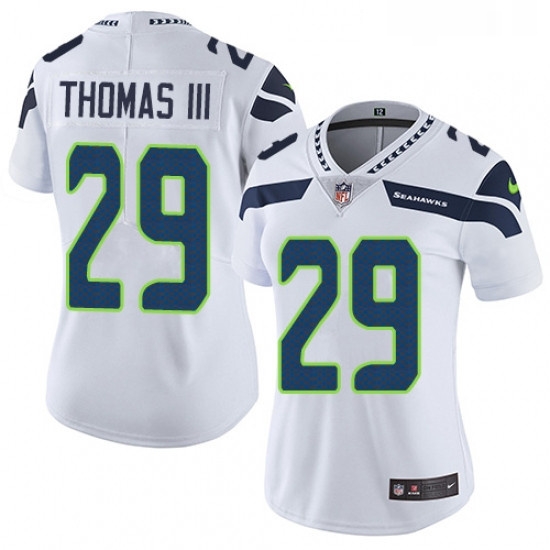 Womens Nike Seattle Seahawks 29 Earl Thomas III Elite White NFL Jersey Womens Nike Seattle Seahawks 29 Earl Thomas III Elite White NFL Jersey