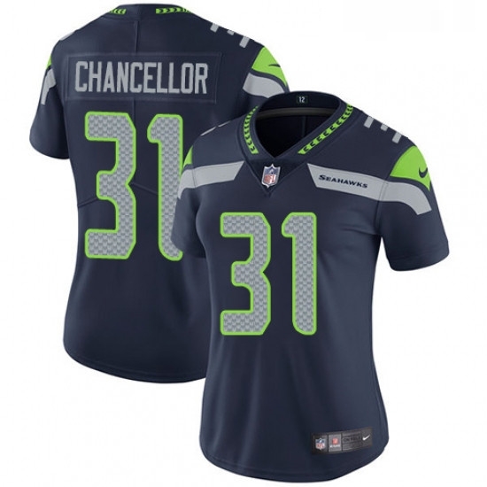 Womens Nike Seattle Seahawks 31 Kam Chancellor Elite Steel Blue Team Color NFL Jersey Womens Nike Seattle Seahawks 31 Kam Chancellor Elite Steel Blue Team Color NFL Jersey