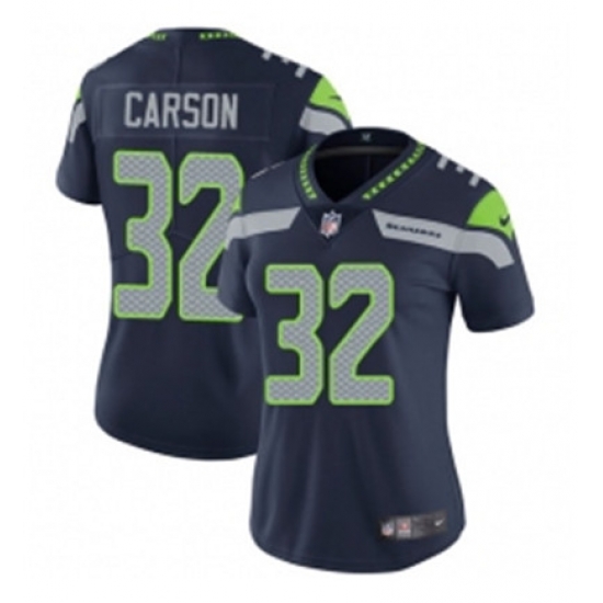 Womens Nike Seattle Seahawks 32 Chris Carson Navy Blue Team Color Vapor Untouchable Limited Player NFL Jersey Womens Nike Seattle Seahawks 32 Chris Carson Navy Blue Team Color Vapor Untouchable Limited Player NFL Jersey