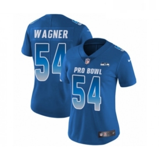 Womens Nike Seattle Seahawks 54 Bobby Wagner Limited Royal Blue NFC 2019 Pro Bowl NFL Jersey Womens Nike Seattle Seahawks 54 Bobby Wagner Limited Royal Blue NFC 2019 Pro Bowl NFL Jersey