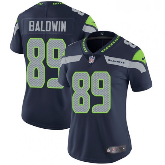 Womens Nike Seattle Seahawks 89 Doug Baldwin Elite Steel Blue Team Color NFL Jersey Womens Nike Seattle Seahawks 89 Doug Baldwin Elite Steel Blue Team Color NFL Jersey