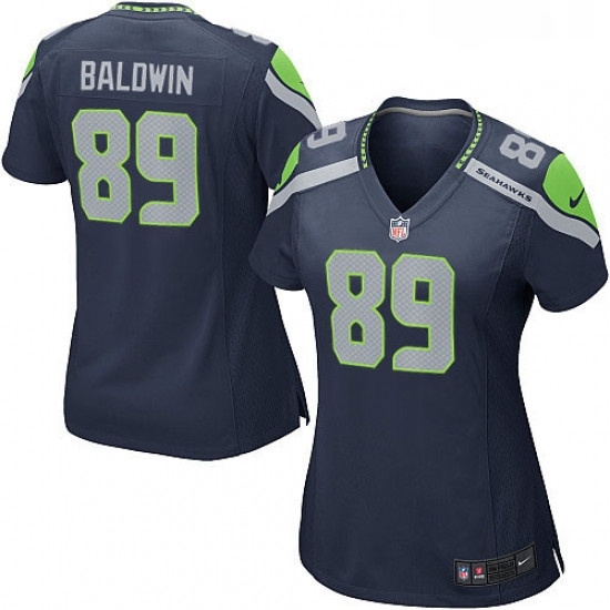 Womens Nike Seattle Seahawks 89 Doug Baldwin Game Steel Blue Team Color NFL Jersey Womens Nike Seattle Seahawks 89 Doug Baldwin Game Steel Blue Team Color NFL Jersey