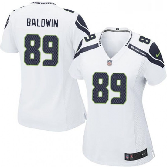 Womens Nike Seattle Seahawks 89 Doug Baldwin Game White NFL Jersey Womens Nike Seattle Seahawks 89 Doug Baldwin Game White NFL Jersey