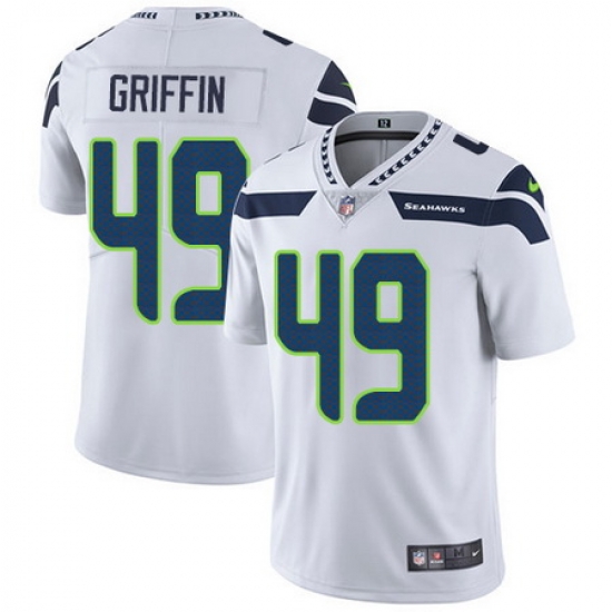 Nike Seahawks #49 Shaquem Griffin White Youth Stitched NFL Vapor Untouchable Limited Jersey Nike Seahawks #49 Shaquem Griffin White Youth Stitched NFL Vapor Untouchable Limited Jersey