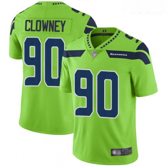 Seahawks #90 Jadeveon Clowney Green Youth Stitched Football Limited Rush Jersey Seahawks #90 Jadeveon Clowney Green Youth Stitched Football Limited Rush Jersey
