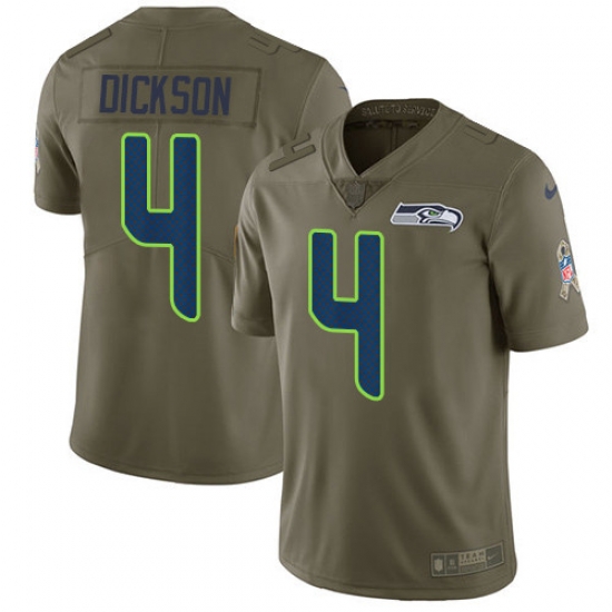 Youth Nike Seahawks 4 Michael Dickson Olive Stitched NFL Limited 2017 Salute to Service Jersey Youth Nike Seahawks 4 Michael Dickson Olive Stitched NFL Limited 2017 Salute to Service Jersey