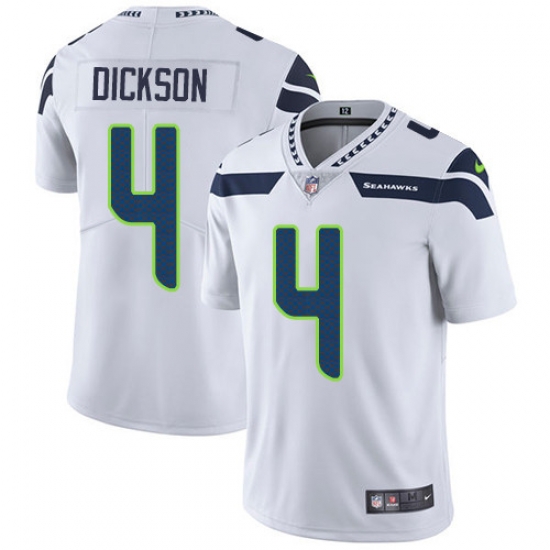 Youth Nike Seahawks 4 Michael Dickson White Stitched NFL Vapor Untouchable Limited Jersey Youth Nike Seahawks 4 Michael Dickson White Stitched NFL Vapor Untouchable Limited Jersey