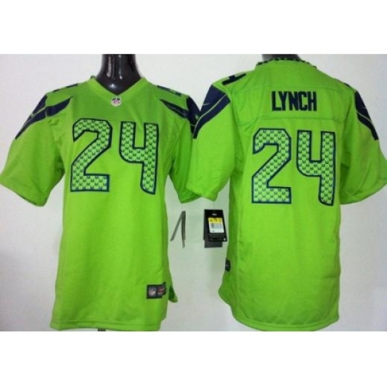 Youth Nike Seattle Seahawks 24 Marshawn Lynch Green Jerseys Youth Nike Seattle Seahawks 24 Marshawn Lynch Green Jerseys