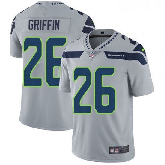 Youth Nike Seattle Seahawks 26 Shaquill Griffin Grey Alternate Vapor Untouchable Limited Player NFL Jersey Youth Nike Seattle Seahawks 26 Shaquill Griffin Grey Alternate Vapor Untouchable Limited Player NFL Jersey