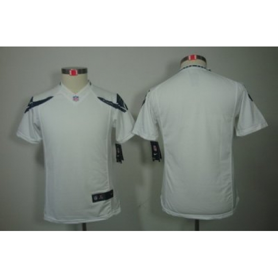 Youth Nike Seattle Seahawks Blank White Color[Youth Limited Jerseys]