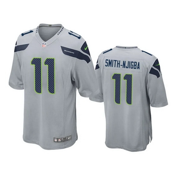Youth Seattle Seahawks 11 Jaxon Smith Njigba Grey 2023 Draft Stitched Game Jersey Youth Seattle Seahawks 11 Jaxon Smith Njigba Grey 2023 Draft Stitched Game Jersey